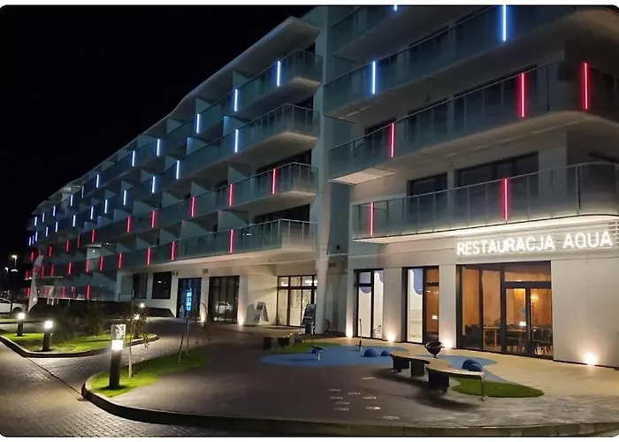 Lägenhet Polanki Aqua Premium - Bezplatny Parking Baseny Sauny Bawialnia Silownia