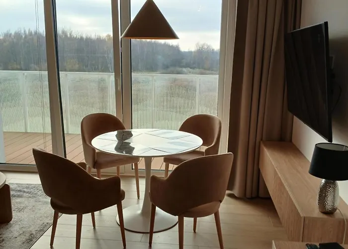 Lägenhet Polanki Aqua Premium - Bezplatny Parking Baseny Sauny Bawialnia Silownia *